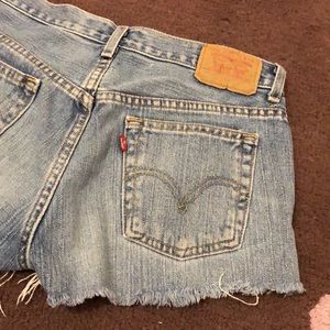 Levi denim shorts